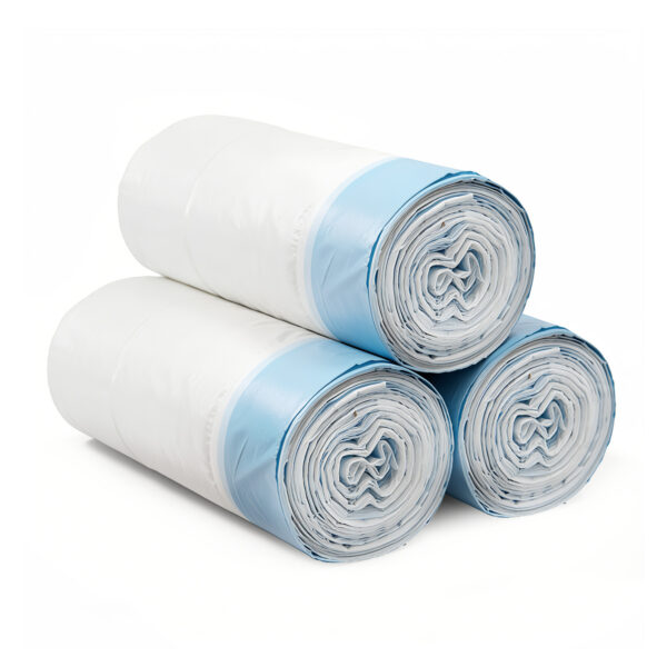 3 Rolls Cat Litter Box Liners with Drawstrings, Replaced Trash Bags Only Compatible with Linvivon Open-Top Self-Cleaning Cat Litter Box