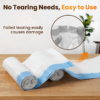 3 Rolls Cat Litter Box Liners with Drawstrings, Replaced Trash Bags Only Compatible with Linvivon Open-Top Self-Cleaning Cat Litter Box