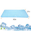 Washable Dog Cooling Mat, Ice Silk Cooling Pad for Dog, Self ice Mat Indoor & Outdoor Car Seats, Portable Pet Pad for Summer, 39x27 in, Blue