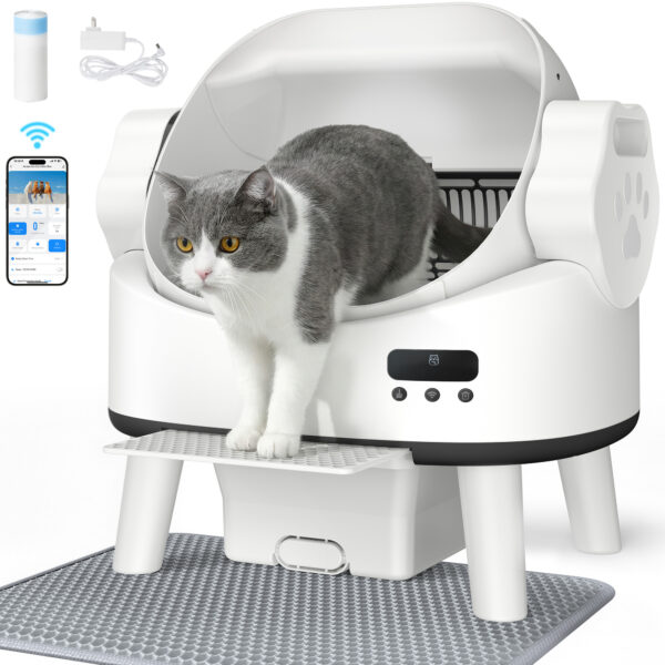 Accessories Cat Pedal & Stpes for CH-ICB024 Open-Top Self-Cleaning Automatic Cat Litter Box