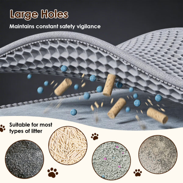 Cat Litter Mat, 19.7'' x 15.7'' Cat Litter Trapping Mat