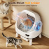 Linvivon Automatic Self Cleaning Cat Litter Box for Multiple Cats